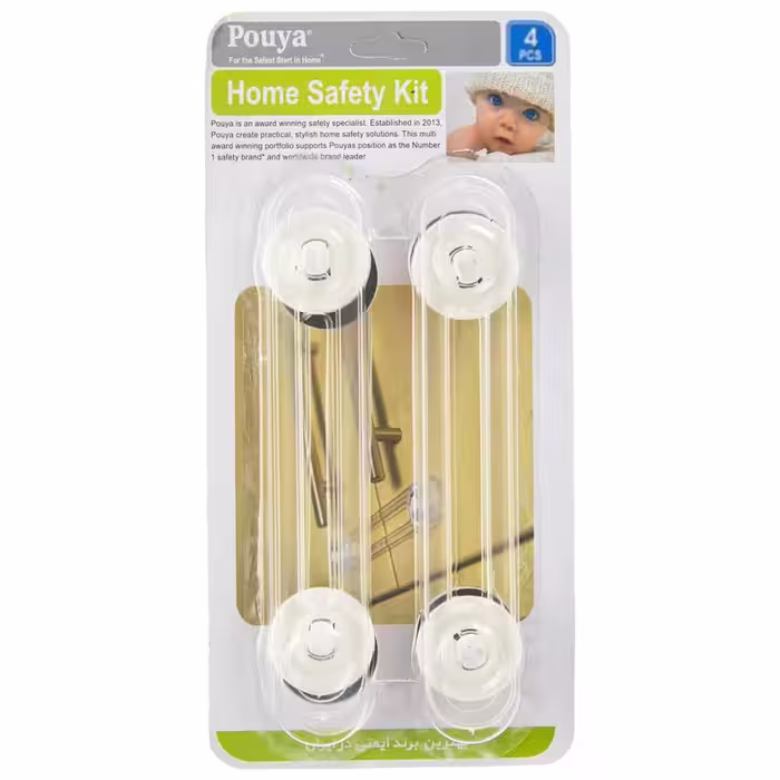 قفل درب کابینت مدل Home Safety Kit شش بسته 4 عددی
