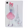کیف کلاسوری ام ان اف طرح دختر فانتزی و برج ایفل کد M-257 مناسب برای تبلت سامسونگ Galaxy Tab S6 Lite P610 / P615
