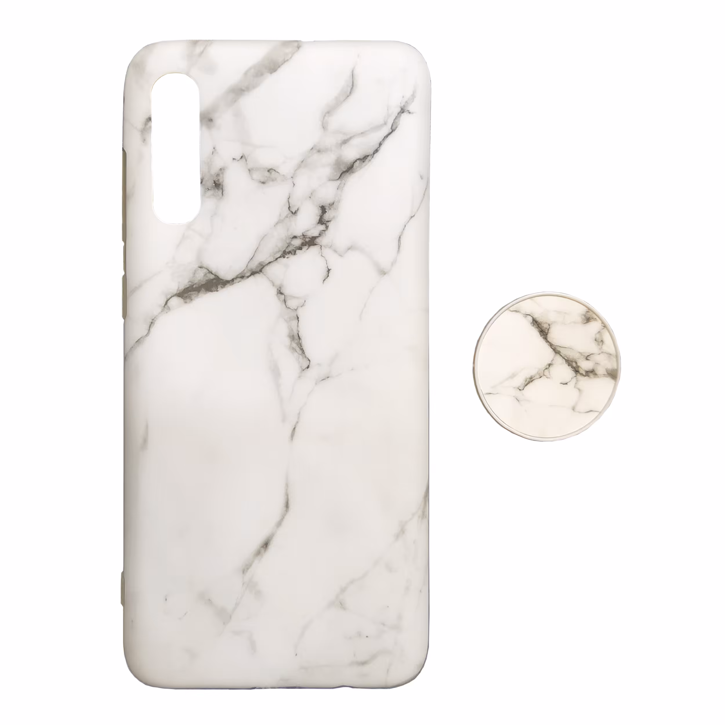  کاور مدل ماربل کد 03 مناسب برای گوشی موبایل سامسونگ Galaxy A70/A70S به همراه پایه نگهدارنده