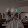 چراغ دیواری نئون دیزاین طرح Barber_TBL