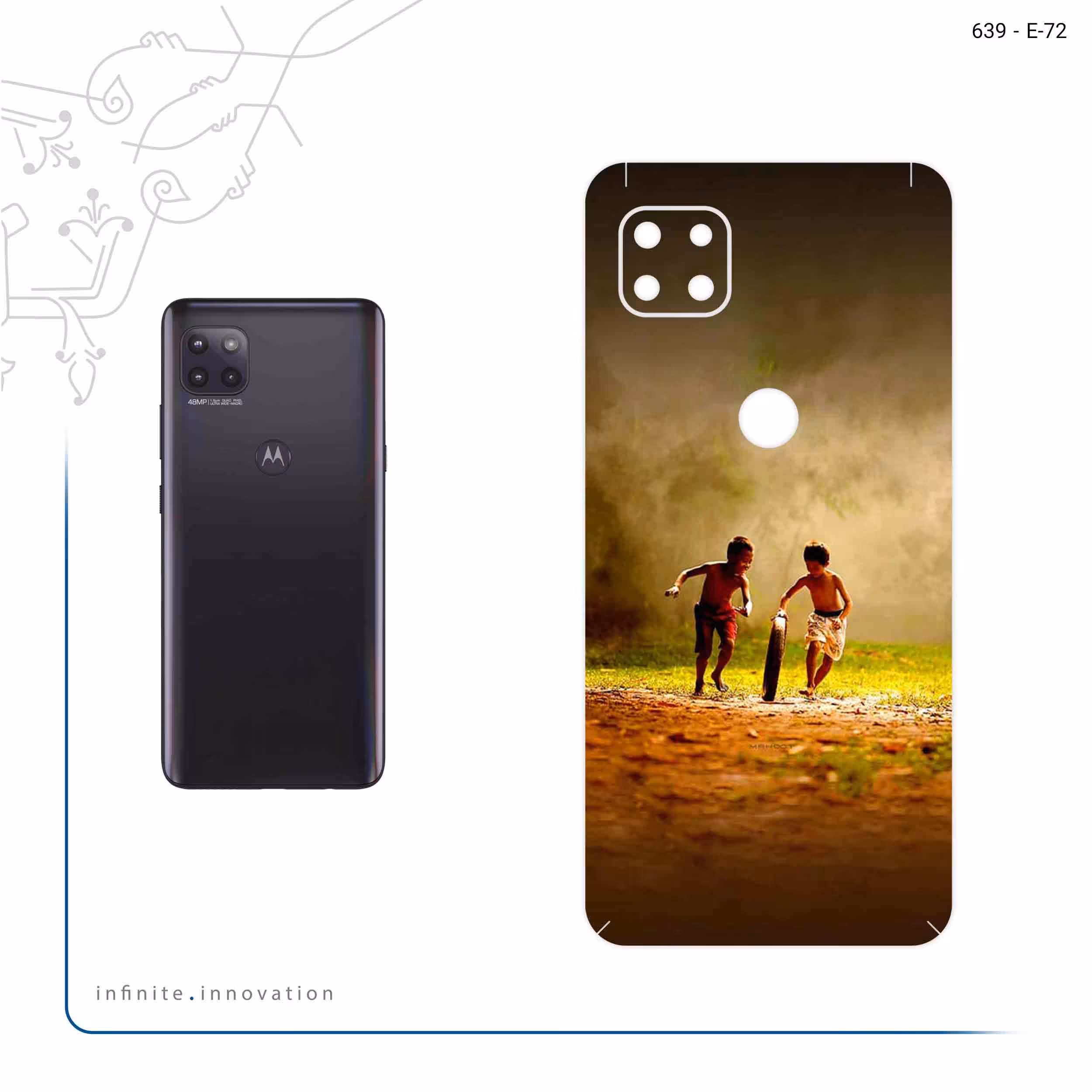 برچسب پوششی ماهوت مدل childs play مناسب برای گوشی موبایل موتورولا MOTO G 5G