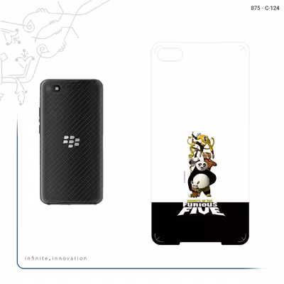 برچسب پوششی ماهوت مدل Kung Fu Panda مناسب برای گوشی موبایل بلک بری Z30