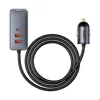 شارژر فندکی باسئوس مدل CCBT-B0G 120W