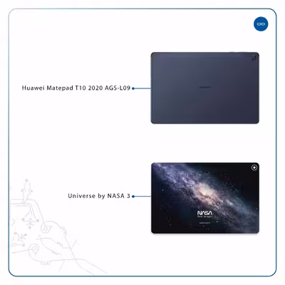 برچسب پوششی ماهوت مدل Universe-by-NASA-3 مناسب برای تبلت هوآوی Matepad T10 2020 AGS-L09