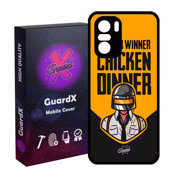 کاور گارد ایکس طرح Pubg مدل Glass10182 مناسب برای گوشی موبایل شیائومی Poco F3/MI 11X/MI 11X Pro/Redmi K40/K40 Pro