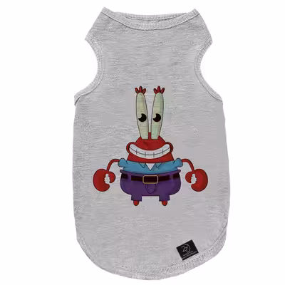 لباس سگ و گربه 27 طرح آقای خرچنگ کد T09 سایز L