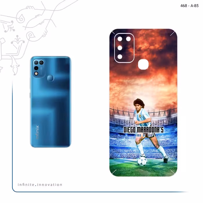 برچسب پوششی ماهوت مدل Diego Maradona مناسب برای گوشی موبایل اینفینیکس Hot 10 Play