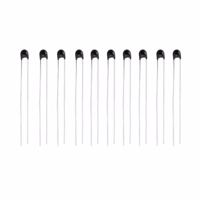 مقاومت حرارتی کاهنده 10 کیلو اهم مدل NTC-10KOHM بسته 10 عددی