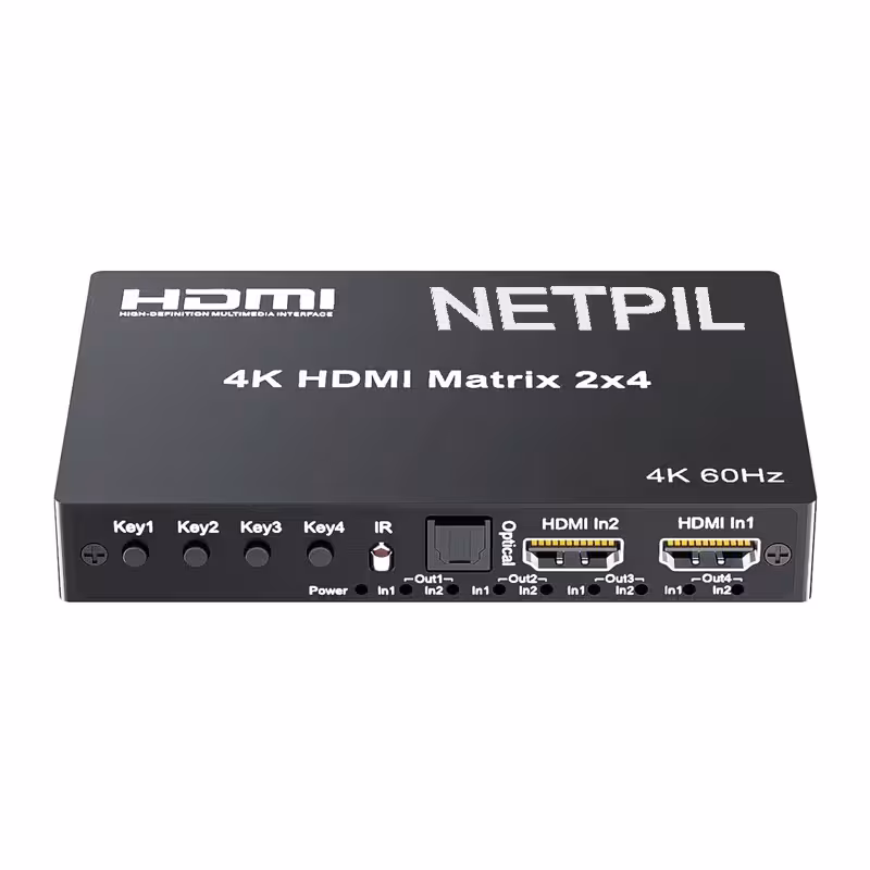 ماتریکس سوئیچ 4 در 2 HDMI نت پیل مدل MSH214