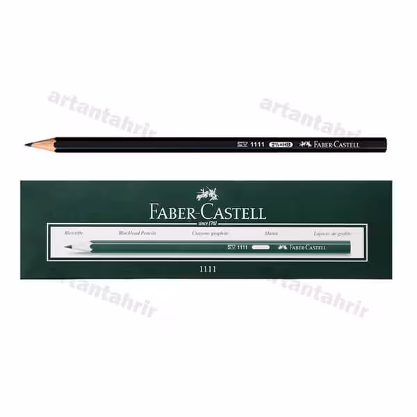 مداد مشکی فابر کاستل بسته 12عددی