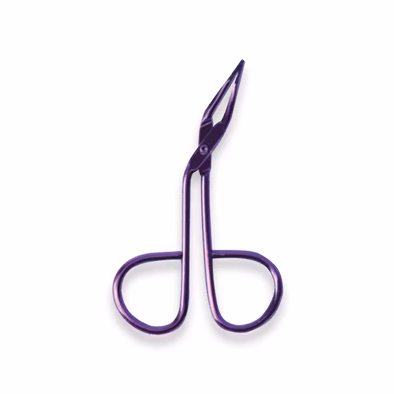 موچین قیچی سر کج تیتانیوم لوپینا-کد M016