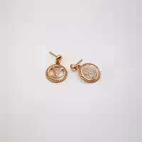 گوشواره میخی طرح لویی ویتون