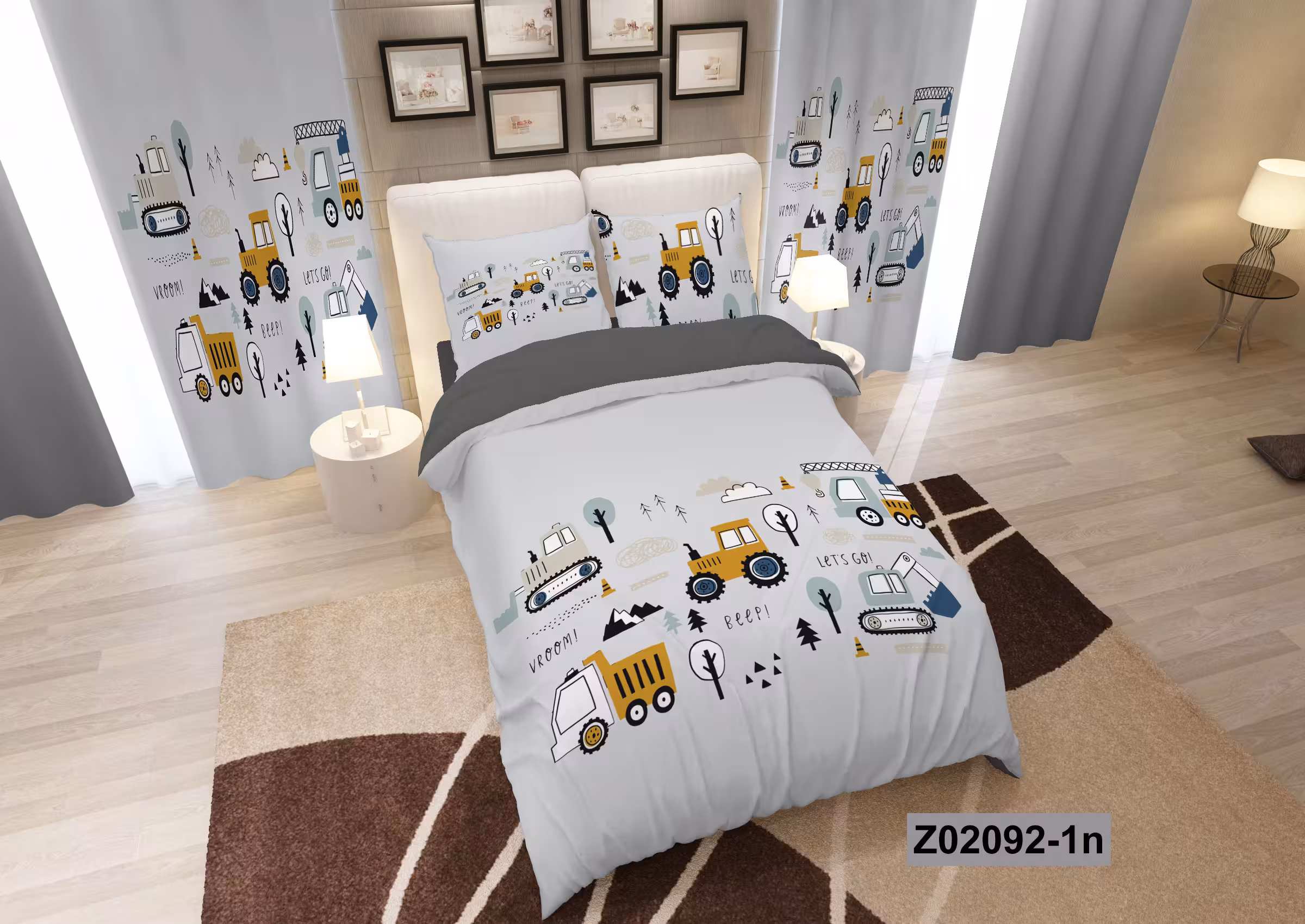 لحاف روتختی تنسل سه بعدی (3D) کالای خواب متین کد 2092