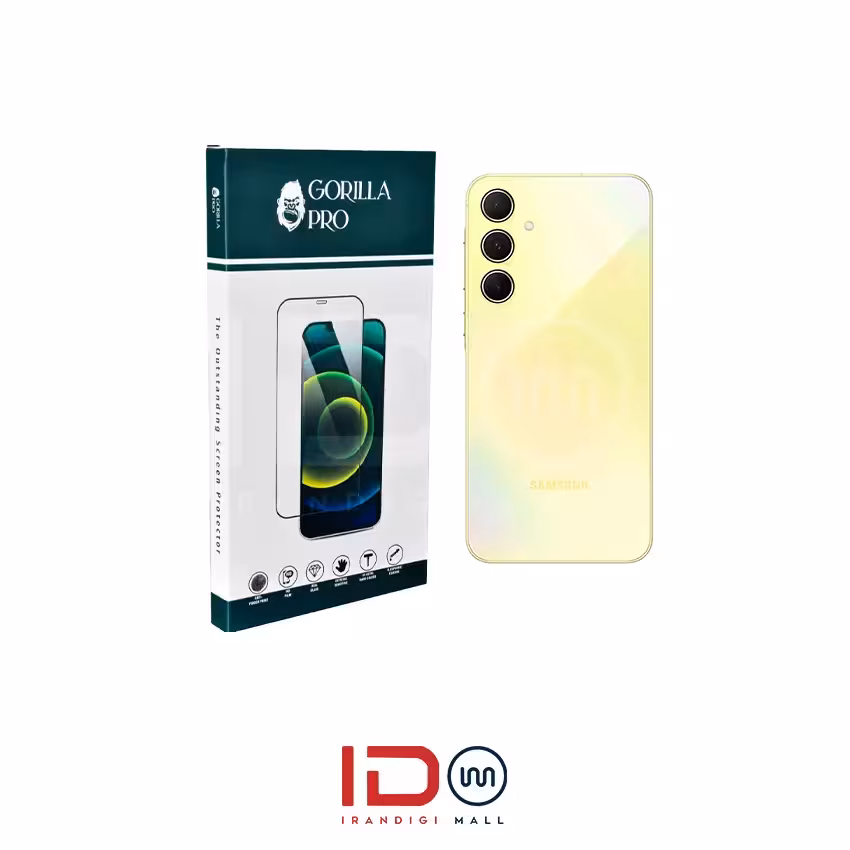 گلس و محافظ هیدروژلی (شفاف) بدنه گوشی سامسونگ مدل Galaxy A55
