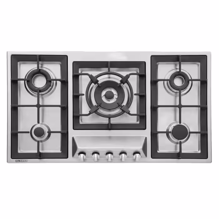 اجاق گاز رومیزی پنج شعله‌ مدل S5910 استیل البرز