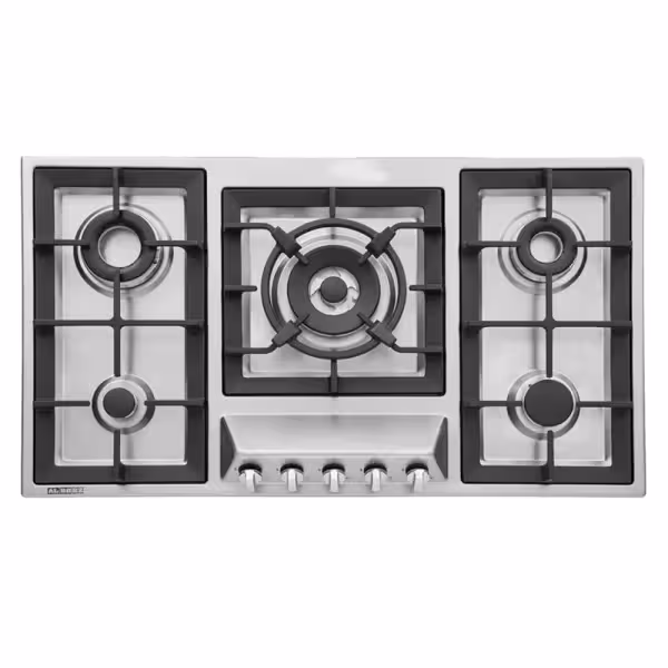 اجاق گاز رومیزی پنج شعله‌ مدل S5910 استیل البرز