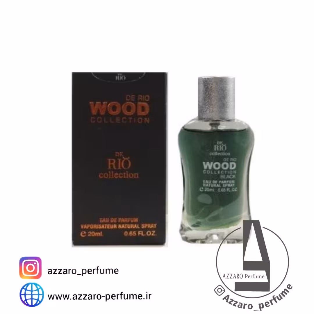 ادکلن مردانه وود wood برند ریو کالکشن حجم 20 میل