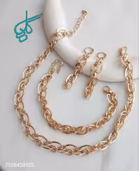 خرید سرویس زنانه جدید ژوپینگ ضد حساسیت آبکاری طلا رنگ ثابت کیفیت عالی کد 2215193 - ردگل