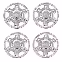 قالپاق طرح آبکاری مناسب نیسان شوکا همراه با براکت و پیچ (پادرا) بسته بندی 4 عددی برند حامد