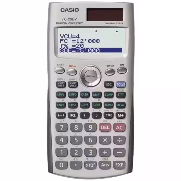 ماشین حساب مهندسی کاسیو - CASIO FC-200V