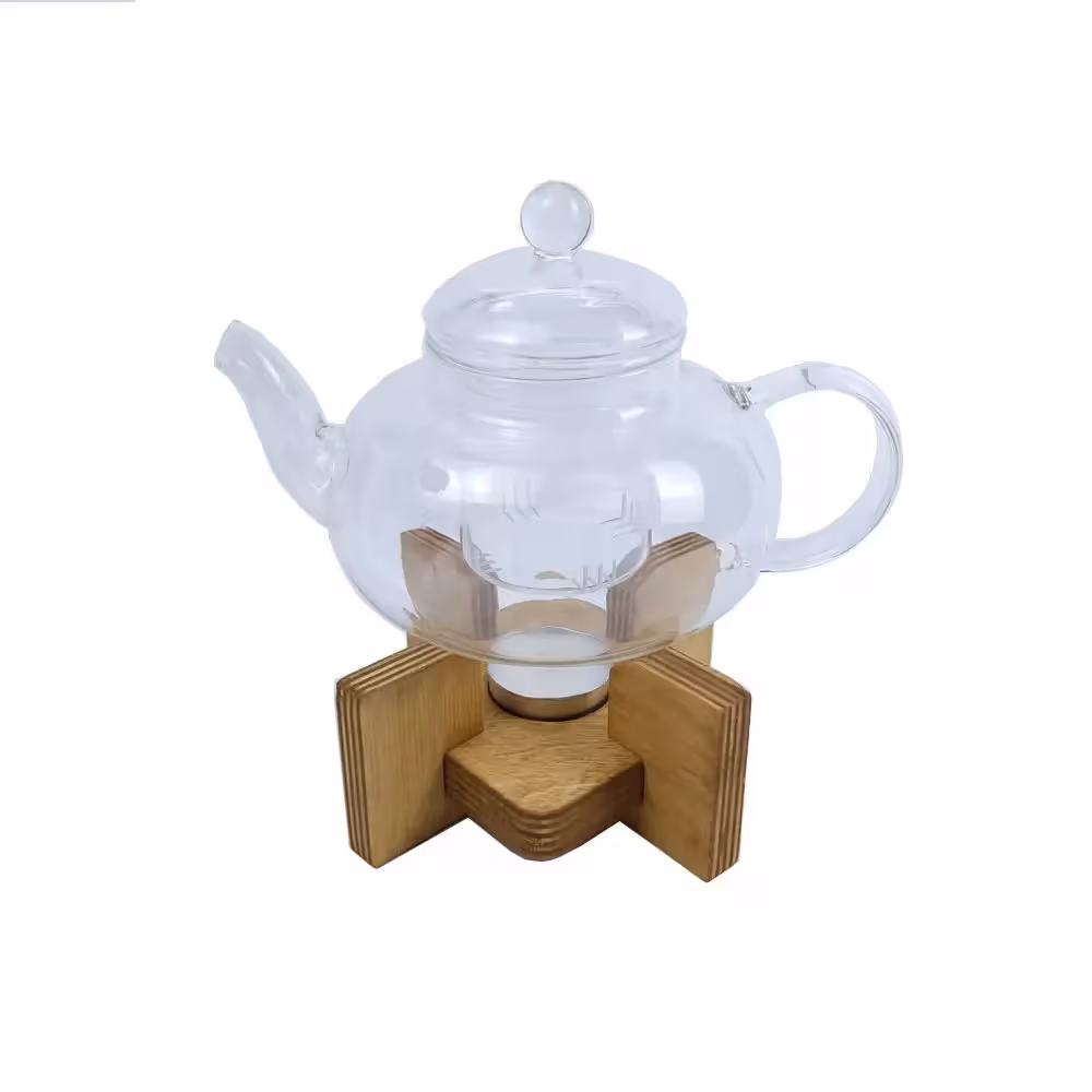 وارمر چوبی قوری مربع کد WD5779