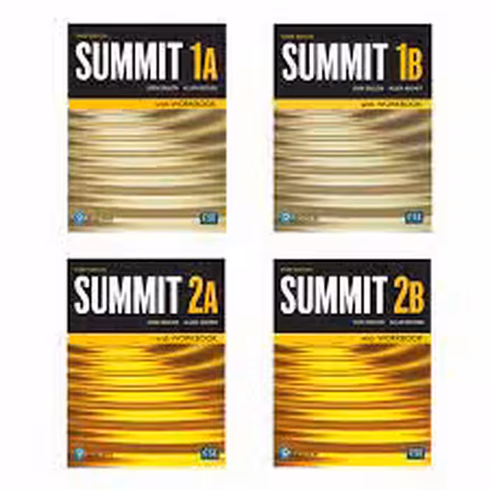 مجموعه 4 جلدی کتاب Summit انتشارات Pearson ویرایش سوم