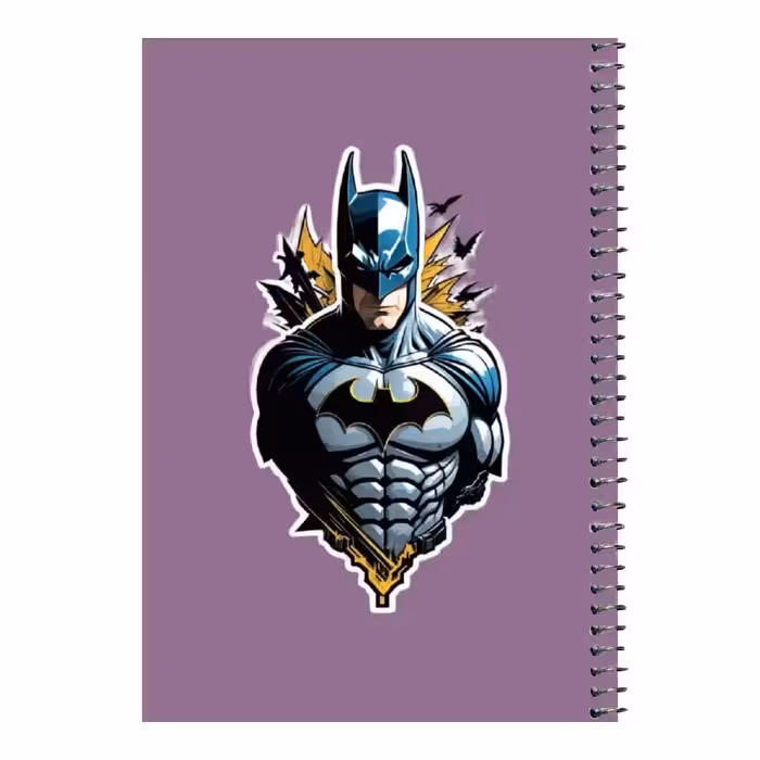 دفتر مشق 80 برگ اس جی مدل بتمن کد 16