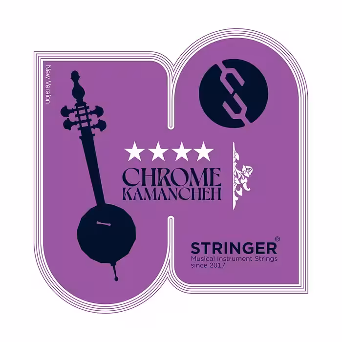 سیم کمانچه استرینگر مدل بنفش چهارستاره