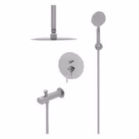 ست شیر حمام توکار شیبه مدل سهند همراه با مغزی