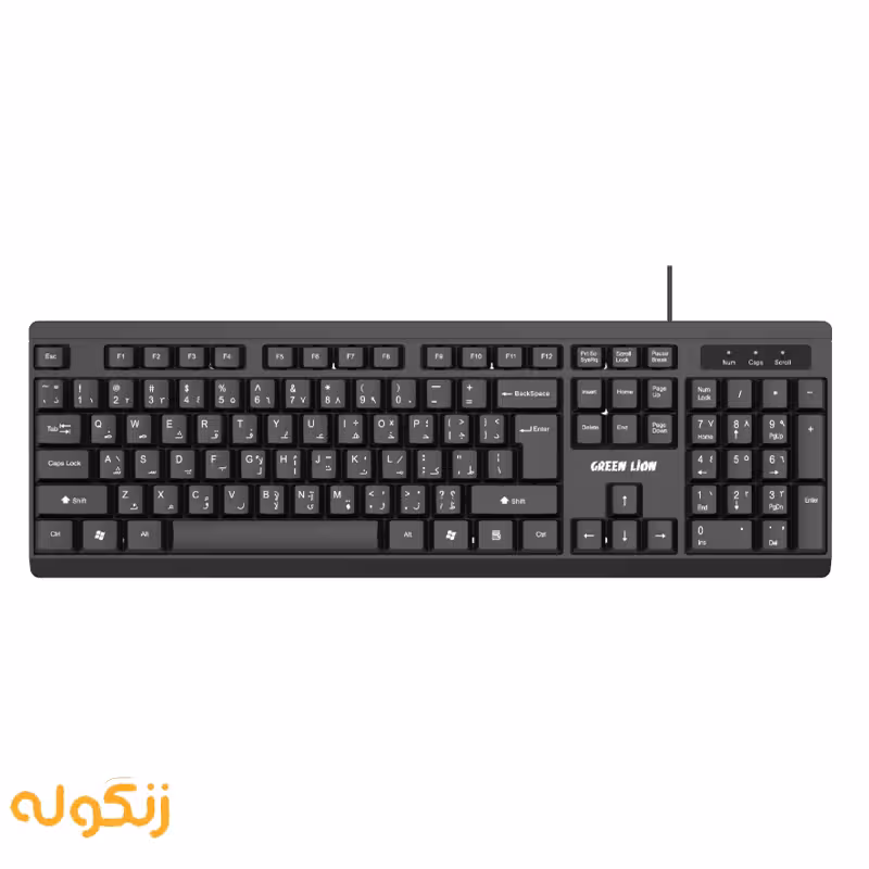 کیبورد و ماوس سیمی گرین مدل GKM-100 - زنگوله