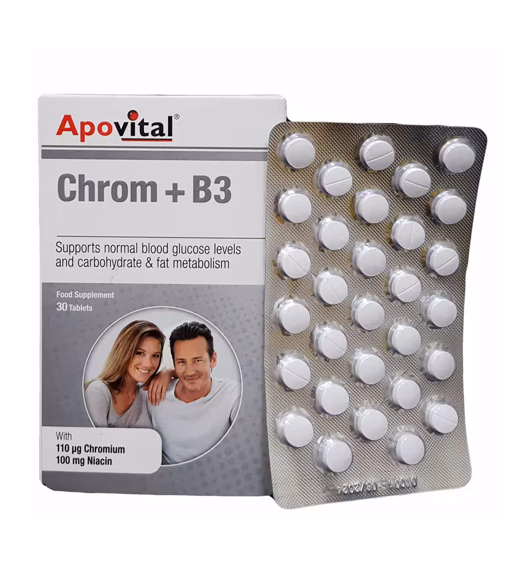 کروم پلاس ویتامین ب3 30 عددی