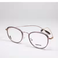 فریم عینک طبی فلزی فشن فانتزی گرد جدید 11027