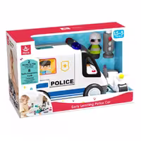 اسباب بازی ماشین پلیس موزیکال برند هولا مدل Police Car کد HE9985 دارای مد آموزشی و چراغدار