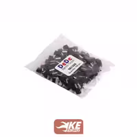 وایرشو دوبل روکشدار سایز 1.5 مشکی TE1508 بسته 100 عددی DeDe