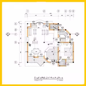 خرید و دانلود ویلا 265 متری 2 طبقه: نقشه ویلا 265 متری 2 طبقه