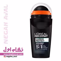 رول ضدتعریق مردانه CARBON PROTECT 5 IN 1 لورآل حجم 50 میلی لیتر