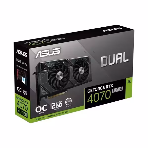 کارت گرافیک ایسوس مدل DUAL GeForce RTX 4070 SUPER OC Edition 12GB