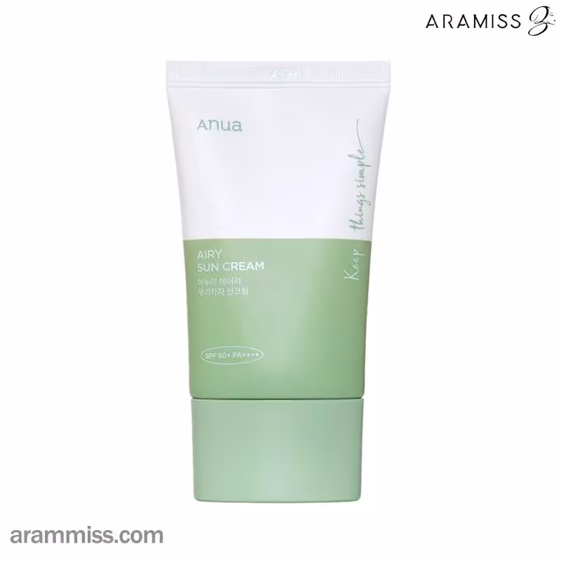 کرم ضد آفتاب تسکین دهنده آنوا Anua Airy