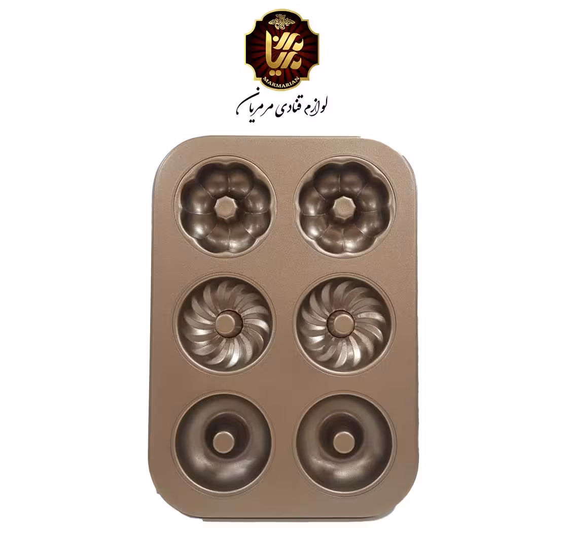 قالب مافین 6 خانه طرح دار