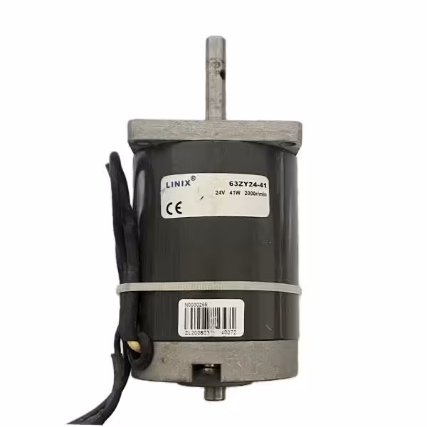 موتور 24 ولت DC (وات 41) (2000rpm)(LINIX) مدل (63ZY24-41)