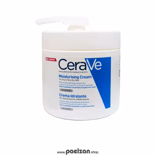 کرم مرطوب کننده پوست خشک تا خیلی خشک پمپ دار سراوی 454 گرم