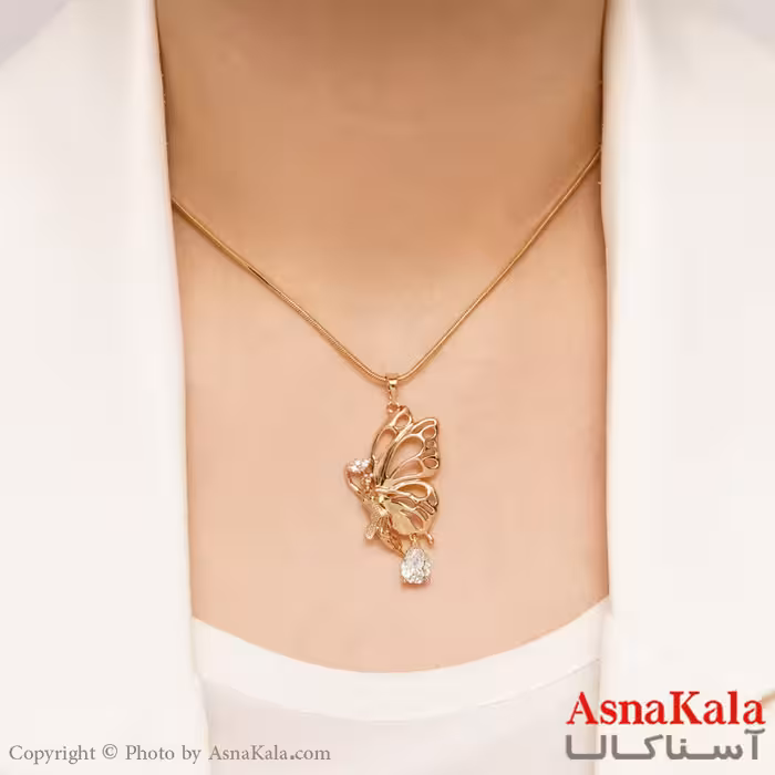 گردنبند زنانه ژوپینگ مدل فرشته کد GNB16132W -اسنا کالا