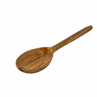 قاشق چوبی دسته خراطی  کد WD6215