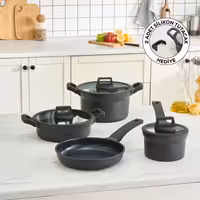 سرویس قابلمه چدن القایی 7 پارچه کاراجا Biodiamond Riga