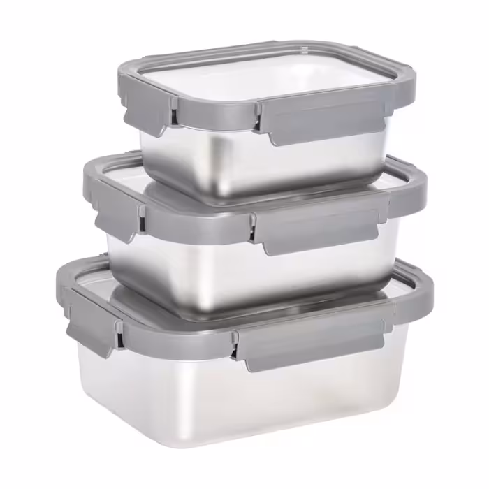 ارسال فوری   ضمانت اصالت کالا   ظرف نگهدارنده یونیک کد 1409 مجموعه 3 عددی