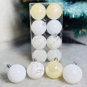 گوی کریسمس 8 عدد 6 سانت کد 550