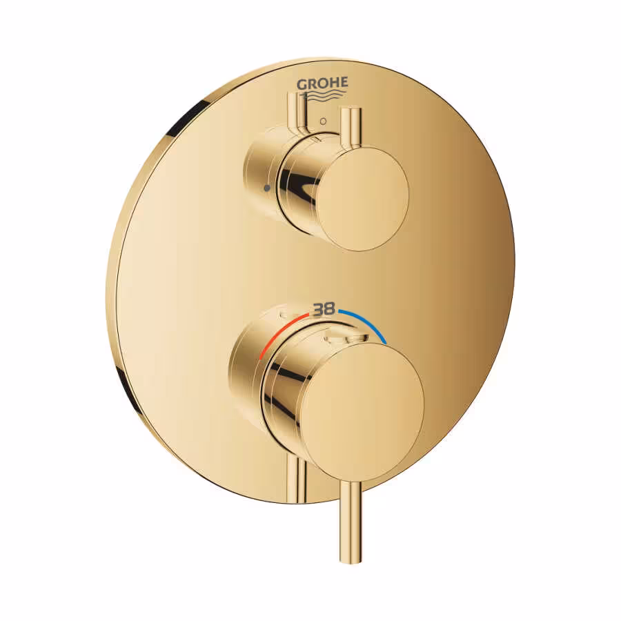 شیرآلات حمام ترموستاتیک گروهه مدل Atrio کد 24134GL3