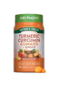 پاستیل وگان زردچوبه و کورکومین با زنجبیل Nature's Truth ـ بسته 70 عددی