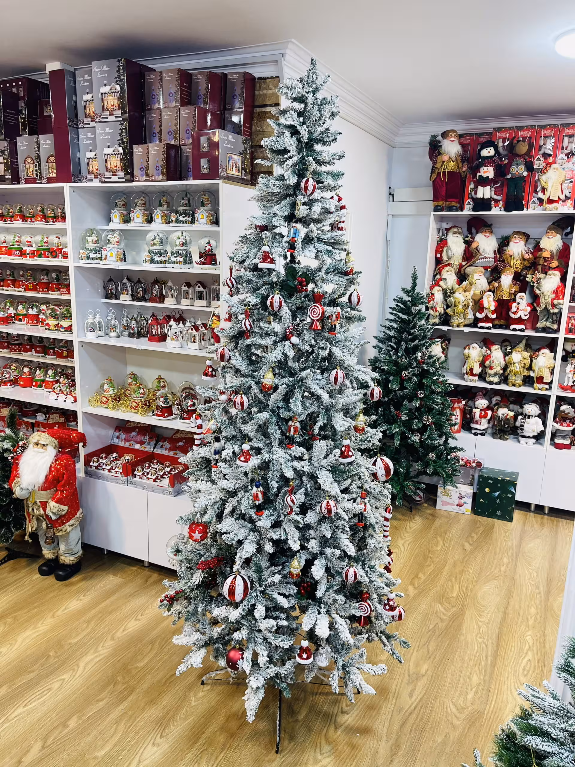 درخت کریسمس برفی 270 سانت علفی P