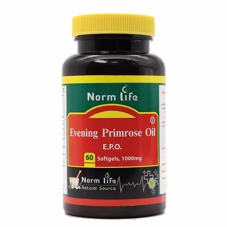 سافت ژل ایوینینگ پرایم رز اویل (روغن گل مغربی) نورم لایف 60 عدد